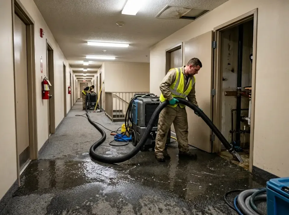 multi-unit-apartment-hallway-f-005 — frequently asked questions, Emergency Burst Pipe Water Extraction & Removal in Metairie…